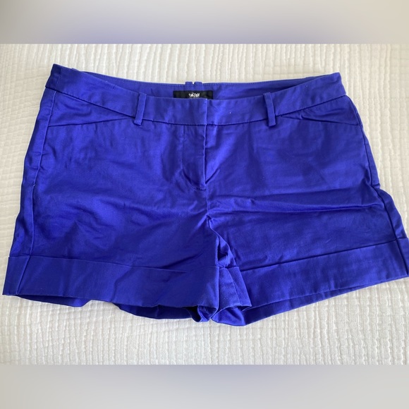 EUC, Womens Mossimo shorts, size 10-Periwinkle - Picture 1 of 2